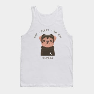 Dog Grooming Eat Sleep Groom Repeat, Dog Quotes Tank Top